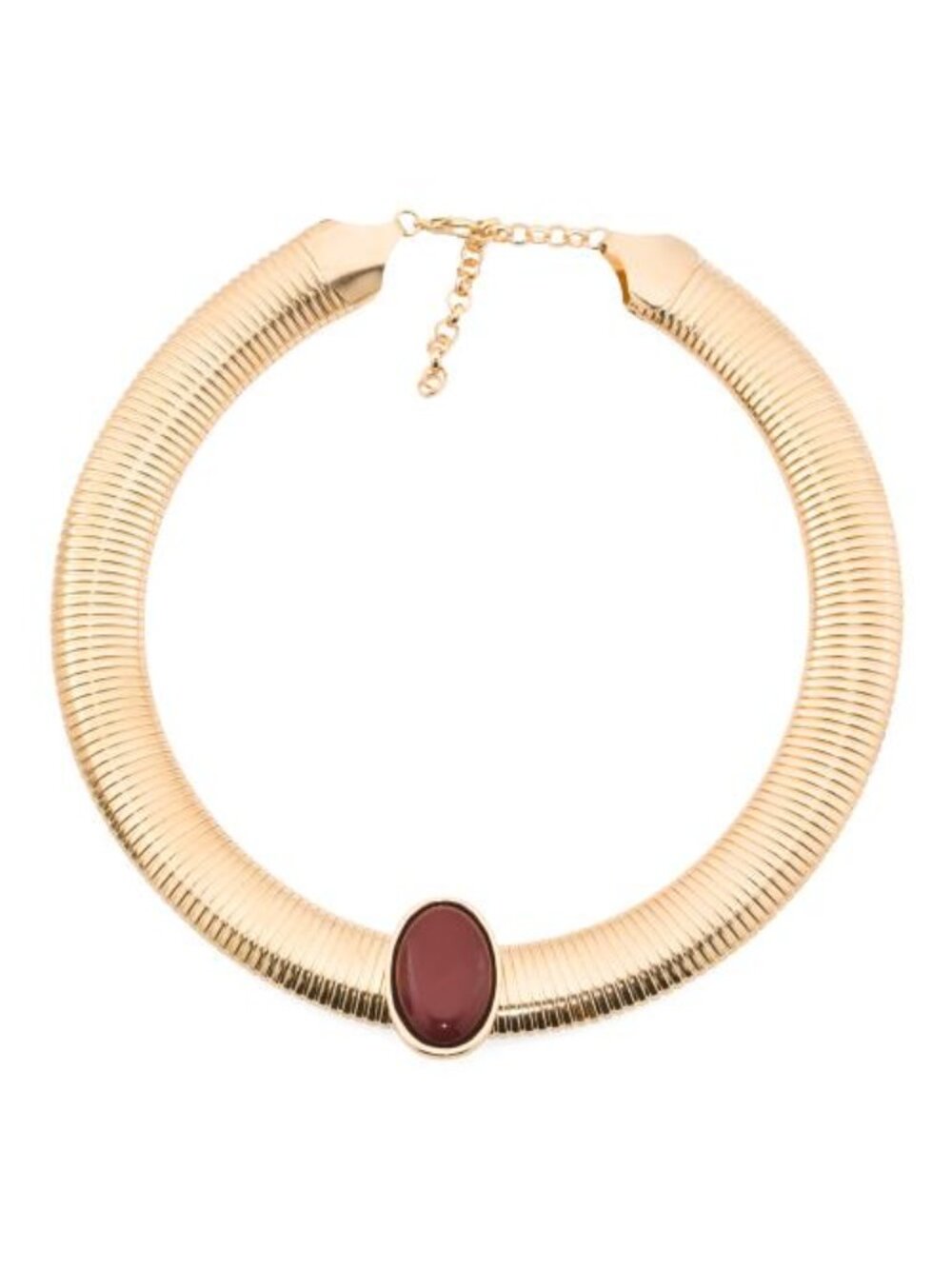 DANNIJO Gold Cobra Stone Necklace
